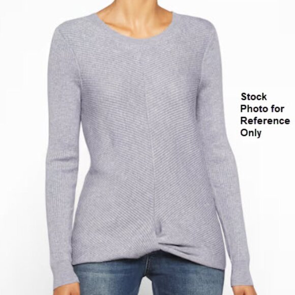 LETY & ME  Eleonora Front Knot Detail Sweater - Picture 1 of 3